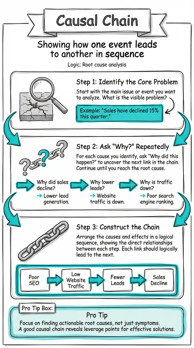 Causal Chain pattern illustration