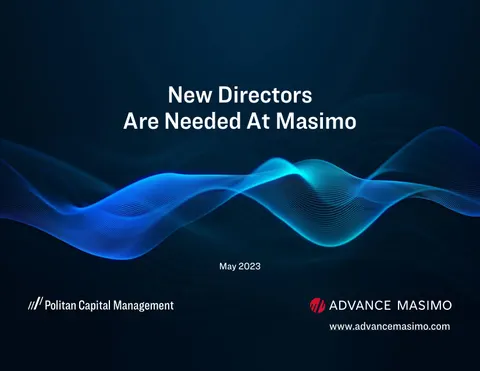 Politan Capital Masimo Presentation May 2023