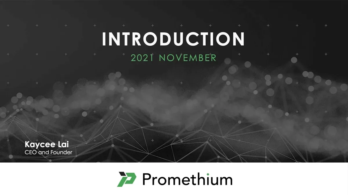 An exclusive look at the pitch deck that just scored data analytics startup Promethium a $26 million Series A round led by Insight Partners · slide 1