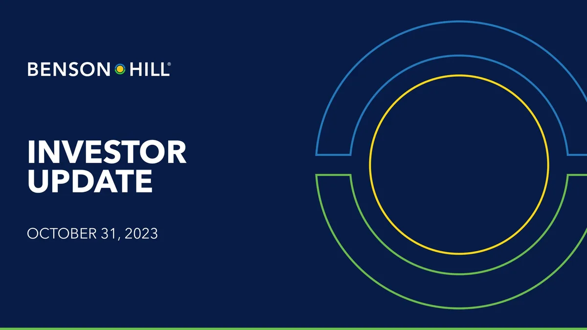 Benson Hill | Investor Presentation Deck | 28 slides · slide 1