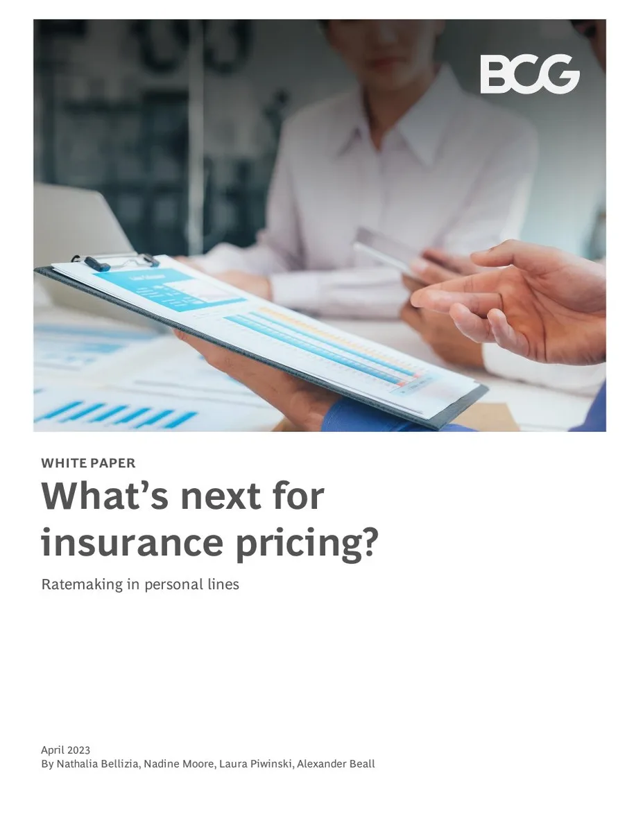 Whats Next Insurance Pricing · slide 1