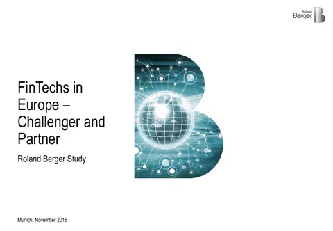 FinTechs in Europe – Challenger and Partner