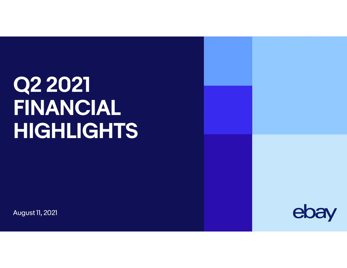 eBay | Results Presentation Deck | 24 slides · slide 1
