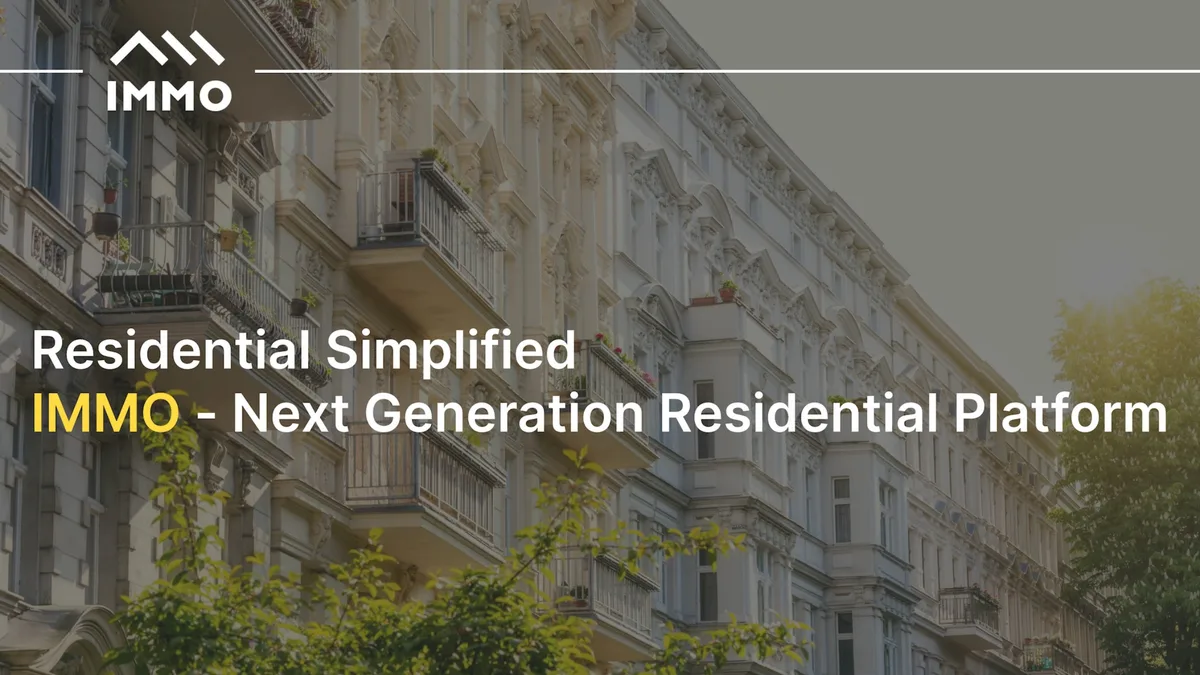 Real-estate startup Immo scoops up single-family homes from sellers then turns them into rental investments. Check out the 26-slide pitch deck it used to raise $75 million. · slide 1