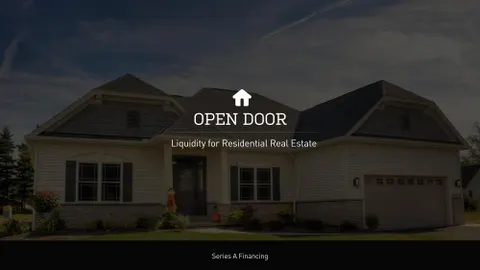 OpenDoor Pitch Deck Series A
