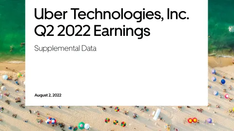 Uber | Results Presentation Deck | 31 slides