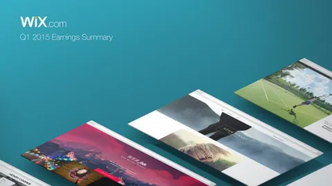 Wix | Results Presentation Deck | 17 slides