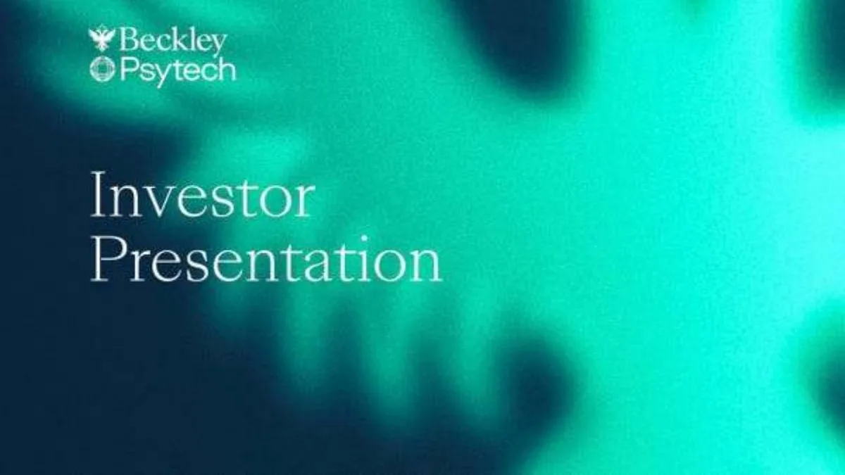 Beckley Psytech Pitch Deck · slide 1