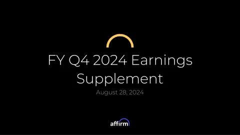 Affirm | Results Presentation Deck | 52 slides