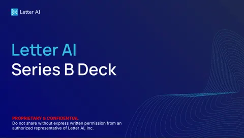 Pitch deck: Letter AI raises $40M, unveils new sales software feature