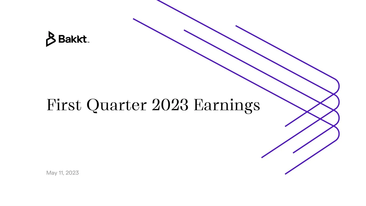 Bakkt | Results Presentation Deck | 26 slides · slide 1
