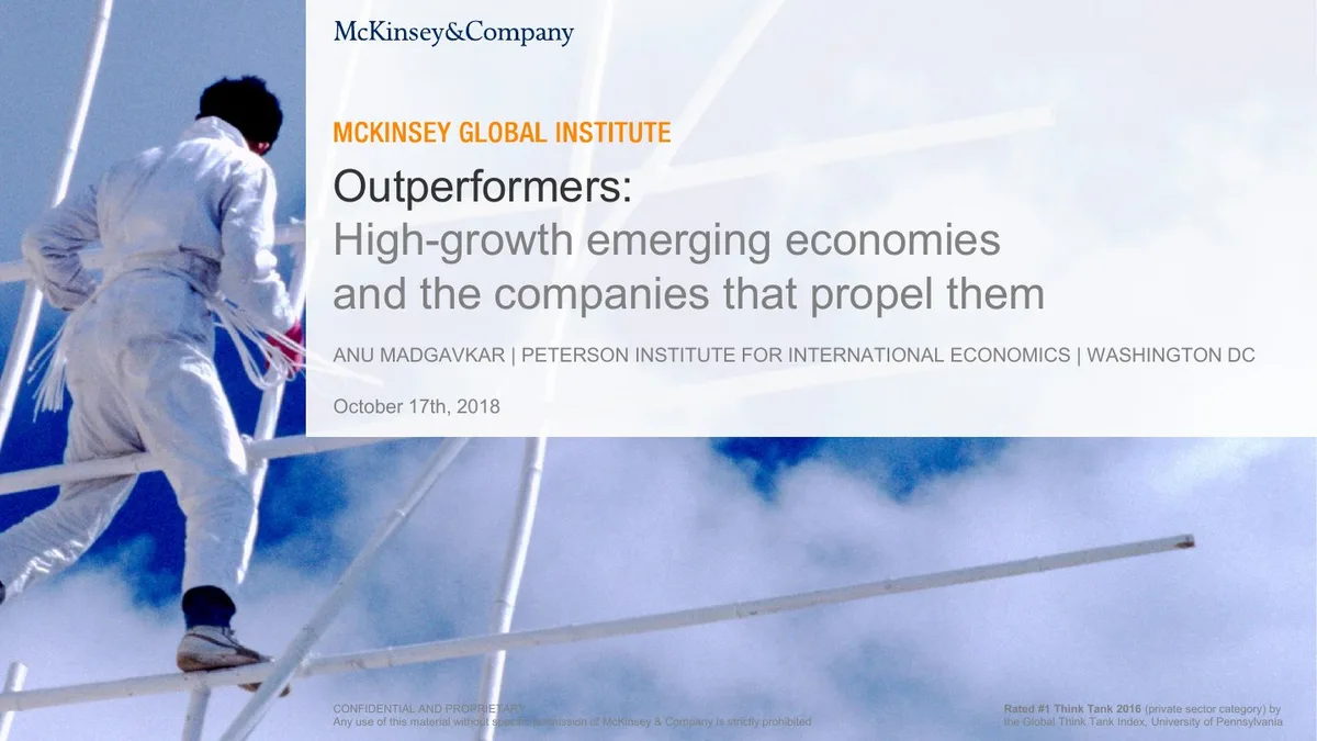 Outperformers High-Growth Emerging Economies · slide 1