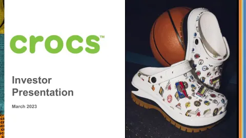 Crocs | Investor Presentation Deck | 44 slides