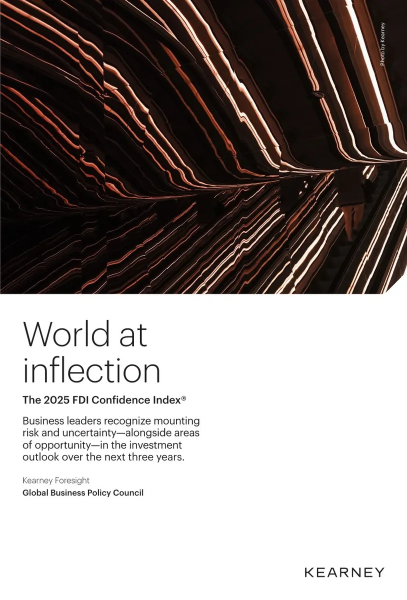 World at inflection 2025 FDI Confidence Index · slide 1