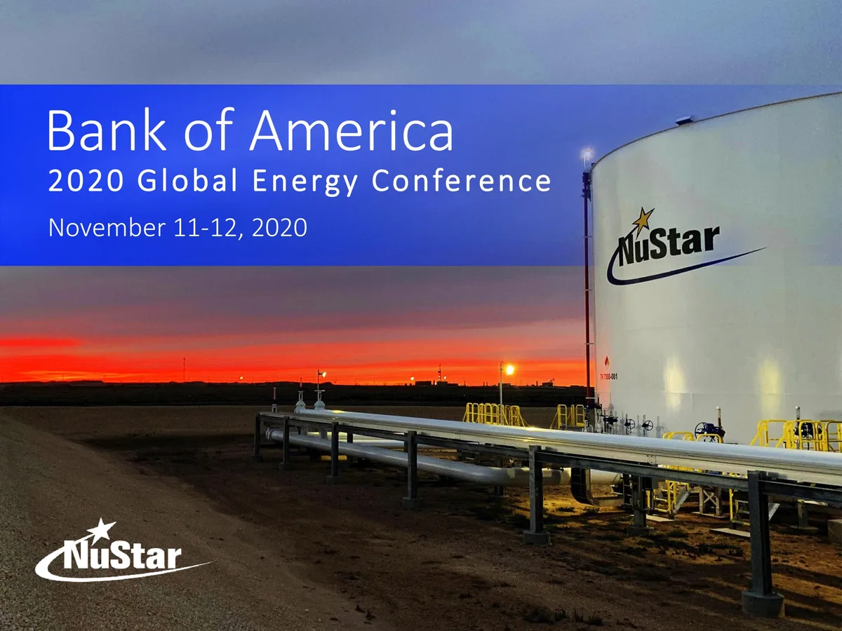 NuStar Energy | Investor Conference Presentation Deck | 37 slides · slide 1