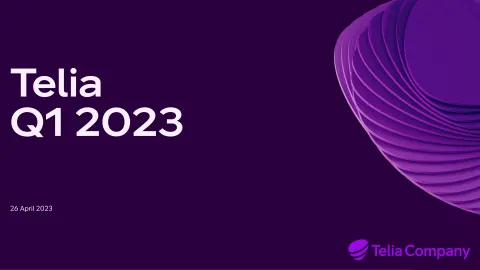 Telia Company | Results Presentation Deck | 27 slides