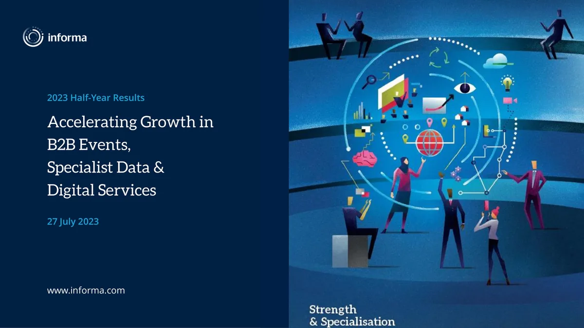 Informa | Results Presentation Deck | 49 slides · slide 1