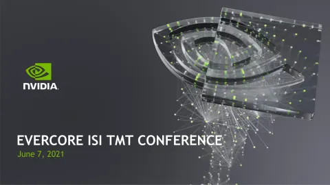 NVIDIA | Investor Conference Presentation Deck | 7 slides
