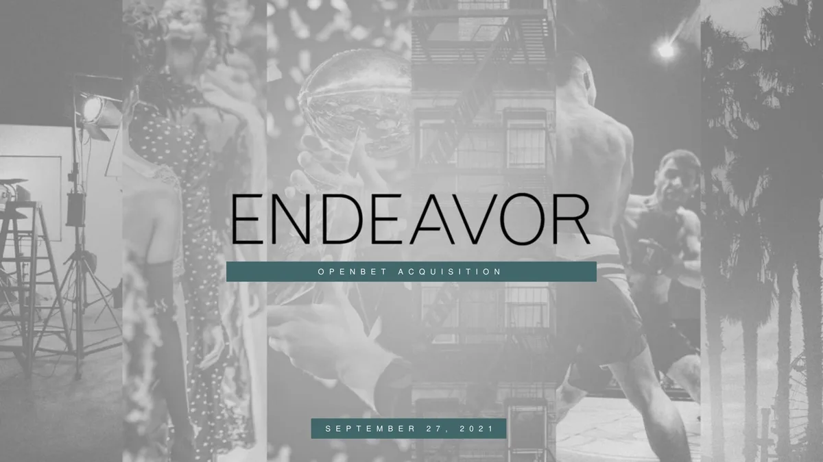 Endeavor Group | Mergers and Acquisitions Presentation Deck | 10 slides · slide 1
