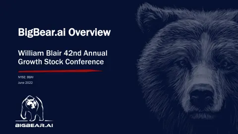 Bigbear AI | Investor Conference Presentation Deck | 21 slides