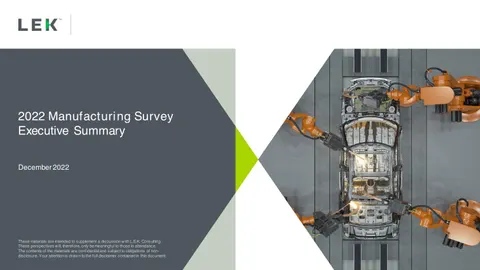 2022 Manufacturing Survey