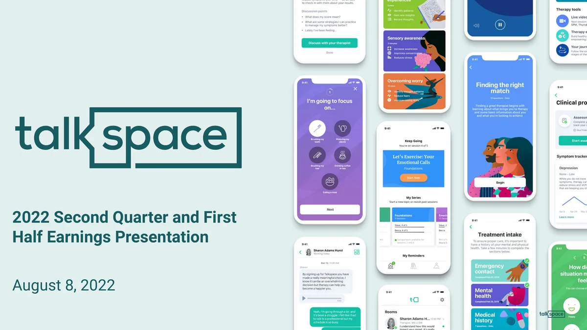 Talkspace | Results Presentation Deck | 11 slides · slide 1