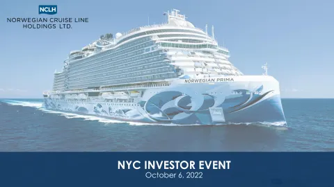 Norwegian Cruise Line | Investor Event Presentation Deck | 66 slides, p01