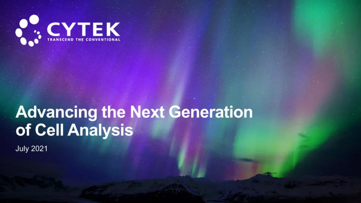 Cytek | IPO Presentation Deck | 36 slides · slide 1