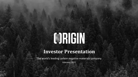 Origin | SPAC Presentation Deck | 47 slides