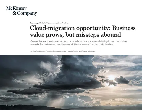 Cloud-migration opportunity: Business value grows, but missteps abound
