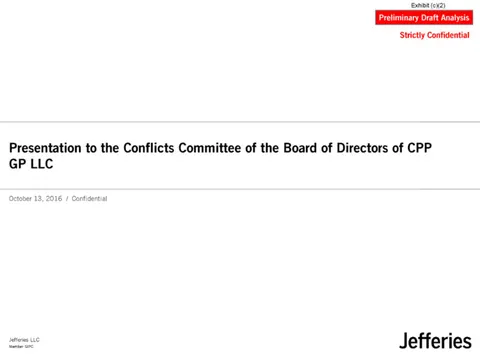 Jefferies Broadview Columbia Pipelines Presentation Oct 13 2016