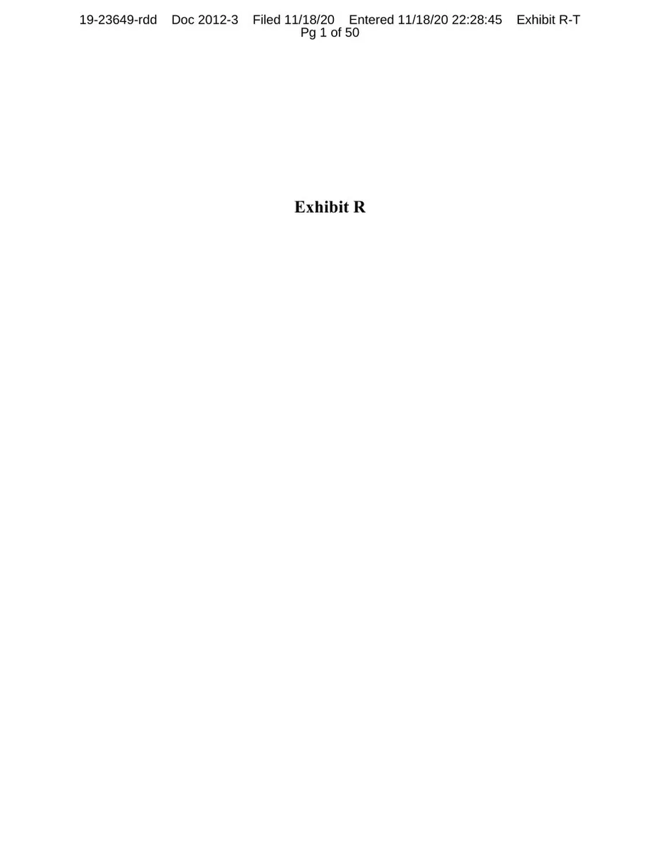 This is a standard court filing cover page.