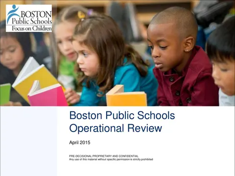 April 2015 McKinsey Operational Review BPS Operational Audit