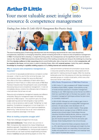 Resource Competence RD Best Practice