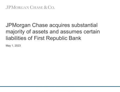 J.P.Morgan | Mergers and Acquisitions Presentation Deck | 11 slides
