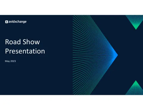 AvidXchange | Investor Presentation Deck | 39 slides