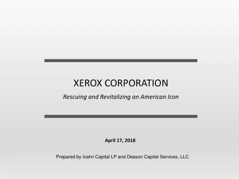 Xerox Corporation (XRX)
