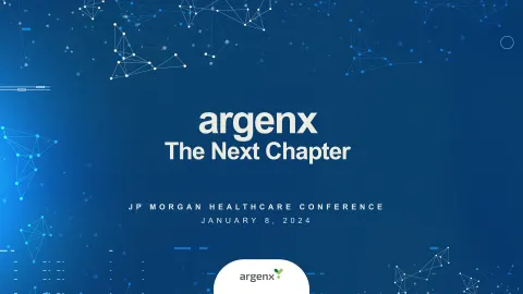 argenx SE | Investor Conference Presentation Deck | 27 slides