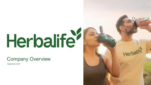 Herbalife | Investor Presentation Deck | 26 slides