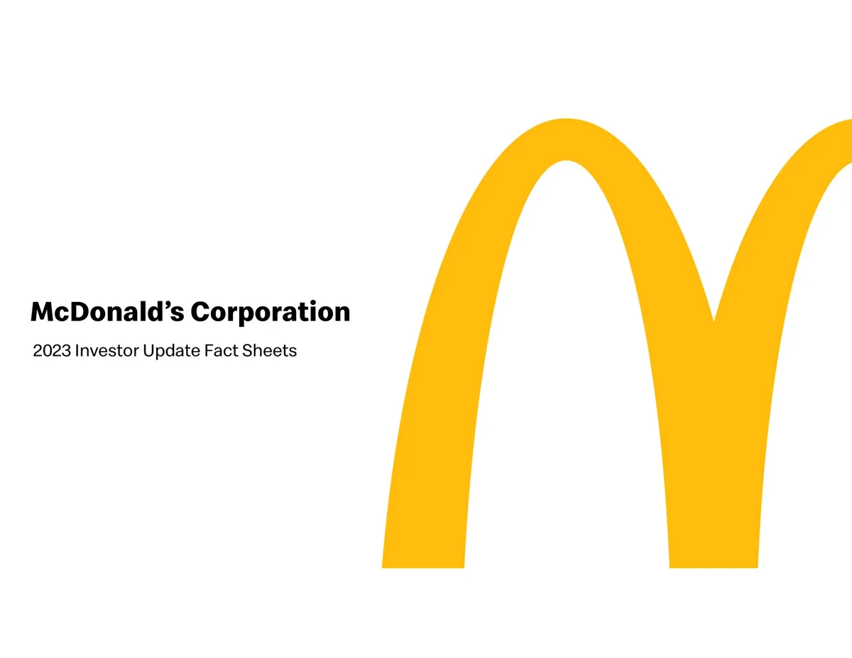 McDonald&#x27;s | Investor Presentation Deck | 9 slides · slide 1