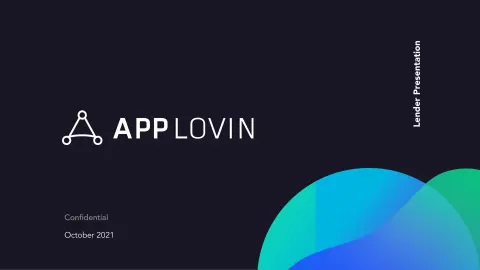 AppLovin | Credit Presentation Deck | 19 slides