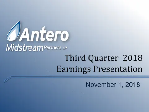 Antero Midstream Partners | Results Presentation Deck | 17 slides