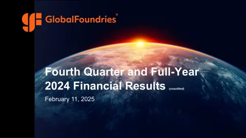 GlobalFoundries | Results Presentation Deck | 27 slides