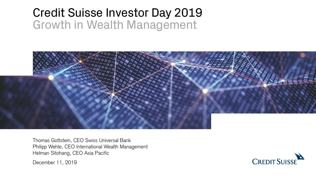 id19 growth in wealth management · slide 1