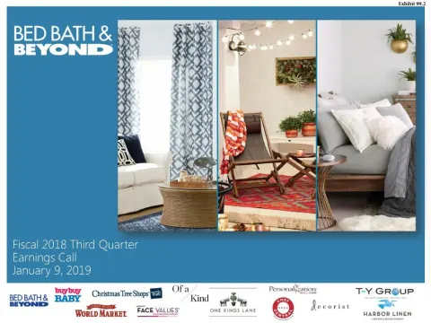 Bed Bath &amp; Beyond | Results Presentation Deck | 14 slides