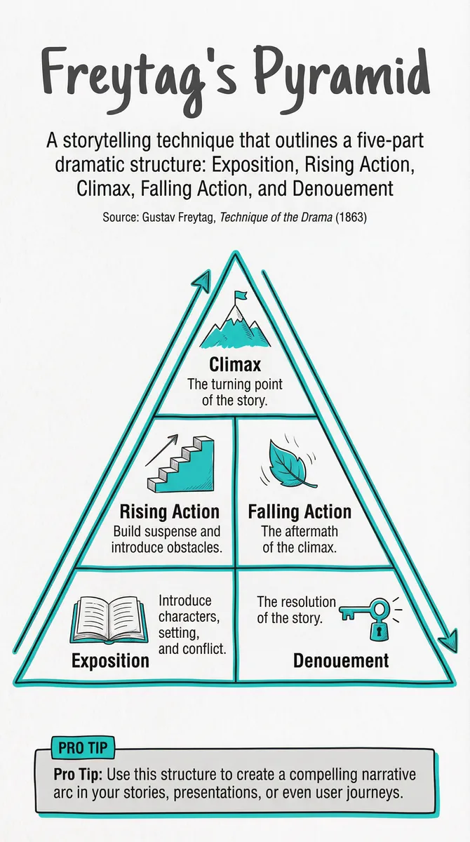 Freytag's Pyramid illustration