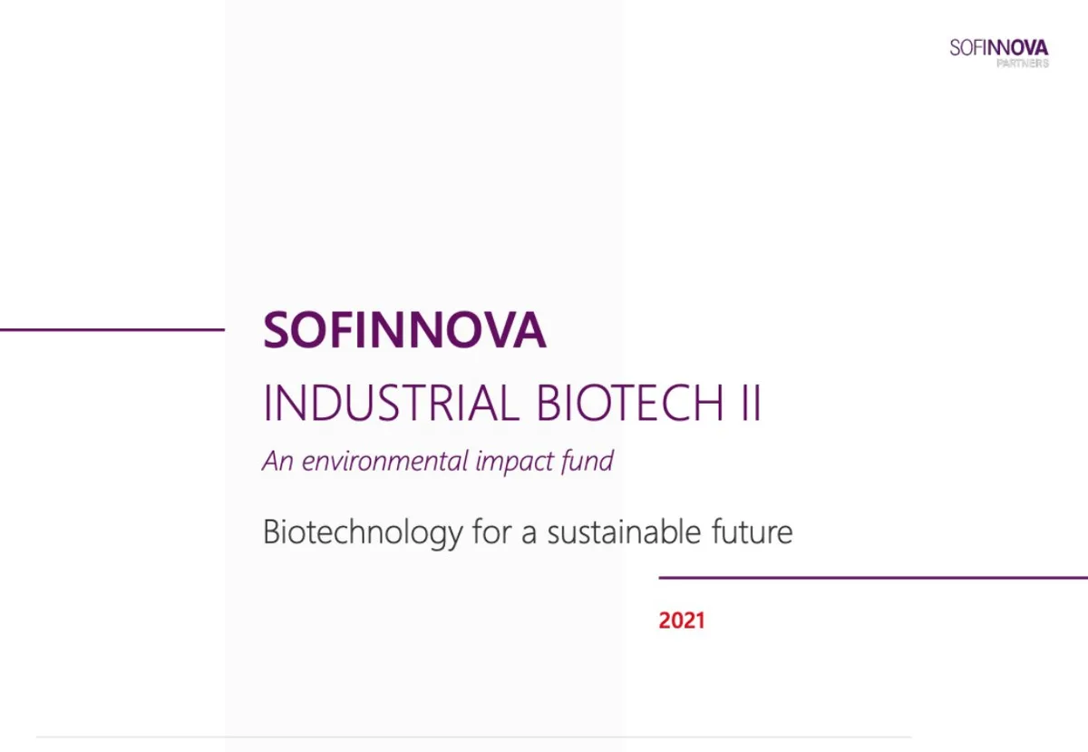 Sofinnova: Here's the 14-slide pitch deck the VC used to raise $170m · slide 1