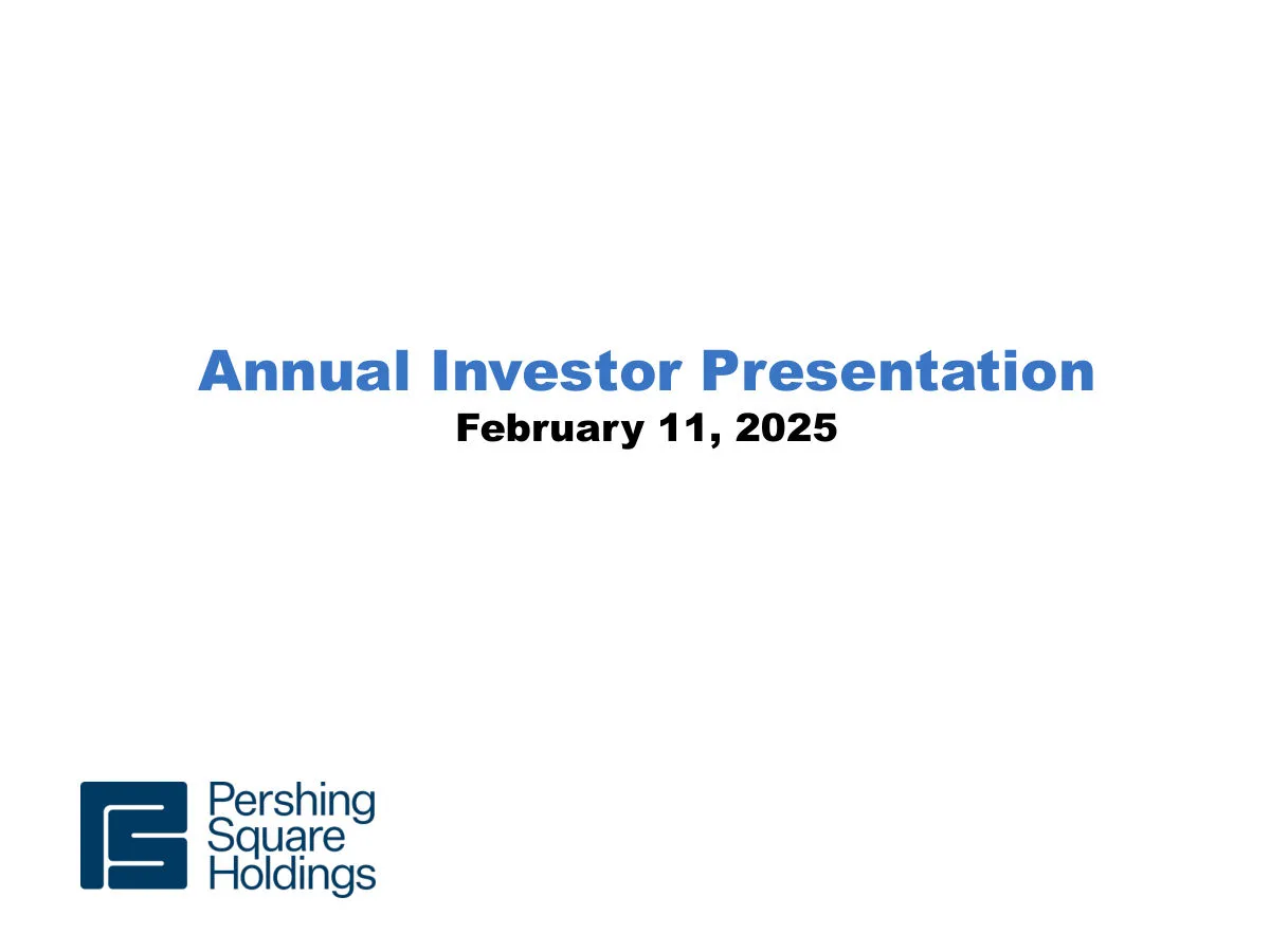 Pershing Square Holdings Portfolio (multi-position) (PSH) · slide 1
