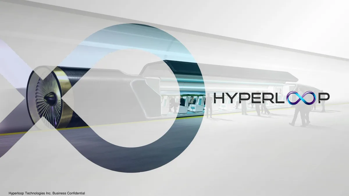 The logo incorporates an infinity symbol, which is also used as a graphical mask for the background image.
