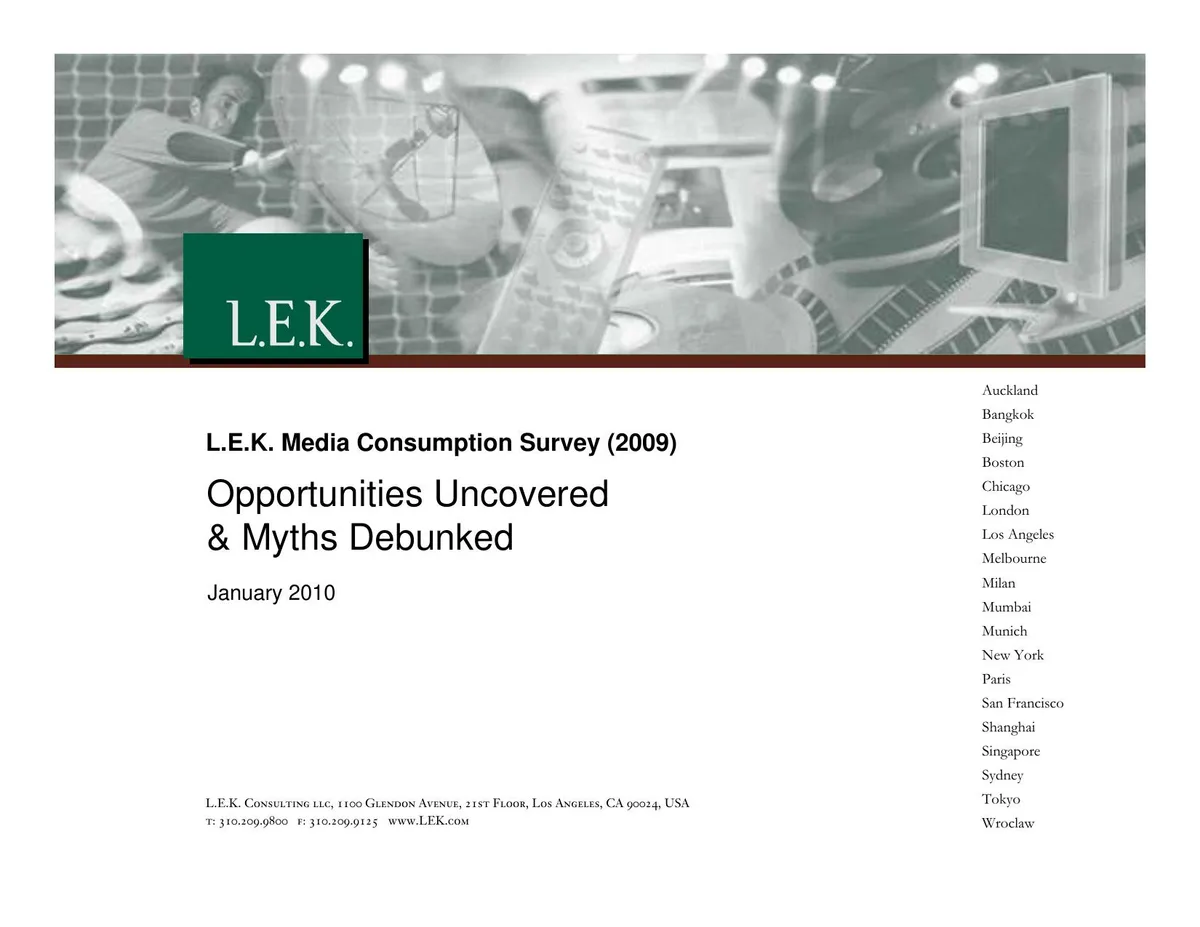 LEK Opportunities Uncovered amd Myths Debunked · slide 1